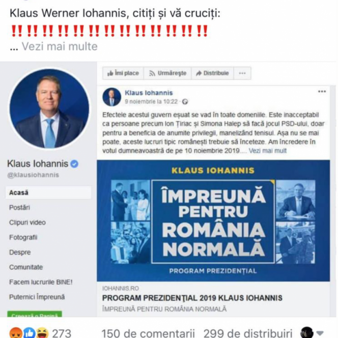 Rareș Bogdan, reacție dură după ce pagina de facebook a lui Klaus Iohannis a fost clonată